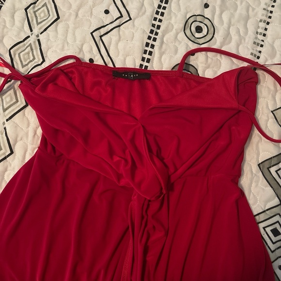 21 Saints Small Red knotted Dress - Picture 4 of 8